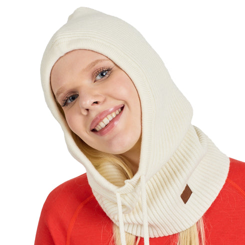 Kapuzenschal Balaclava - Fjara -  100% Merinowolle